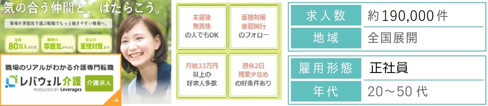 介護職転職サイトランキング１位